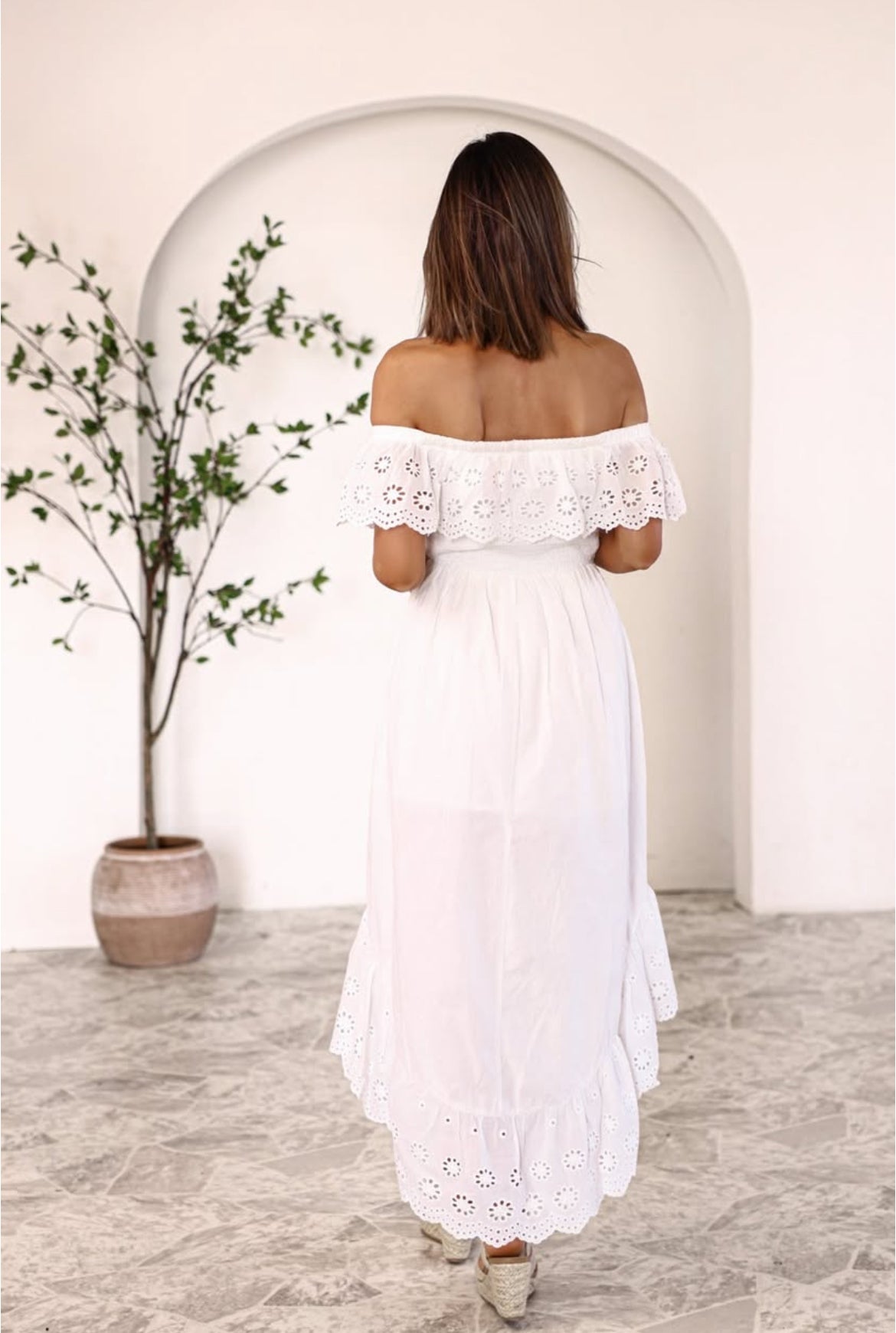 Sophie high-low dress