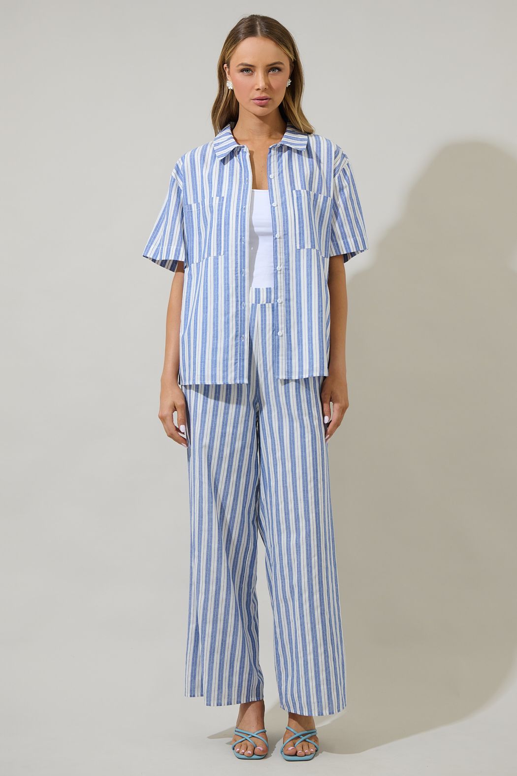 Joncy striped pant set
