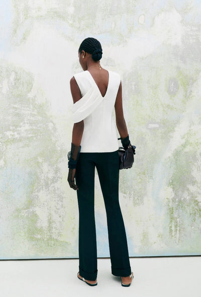 Off white A line top