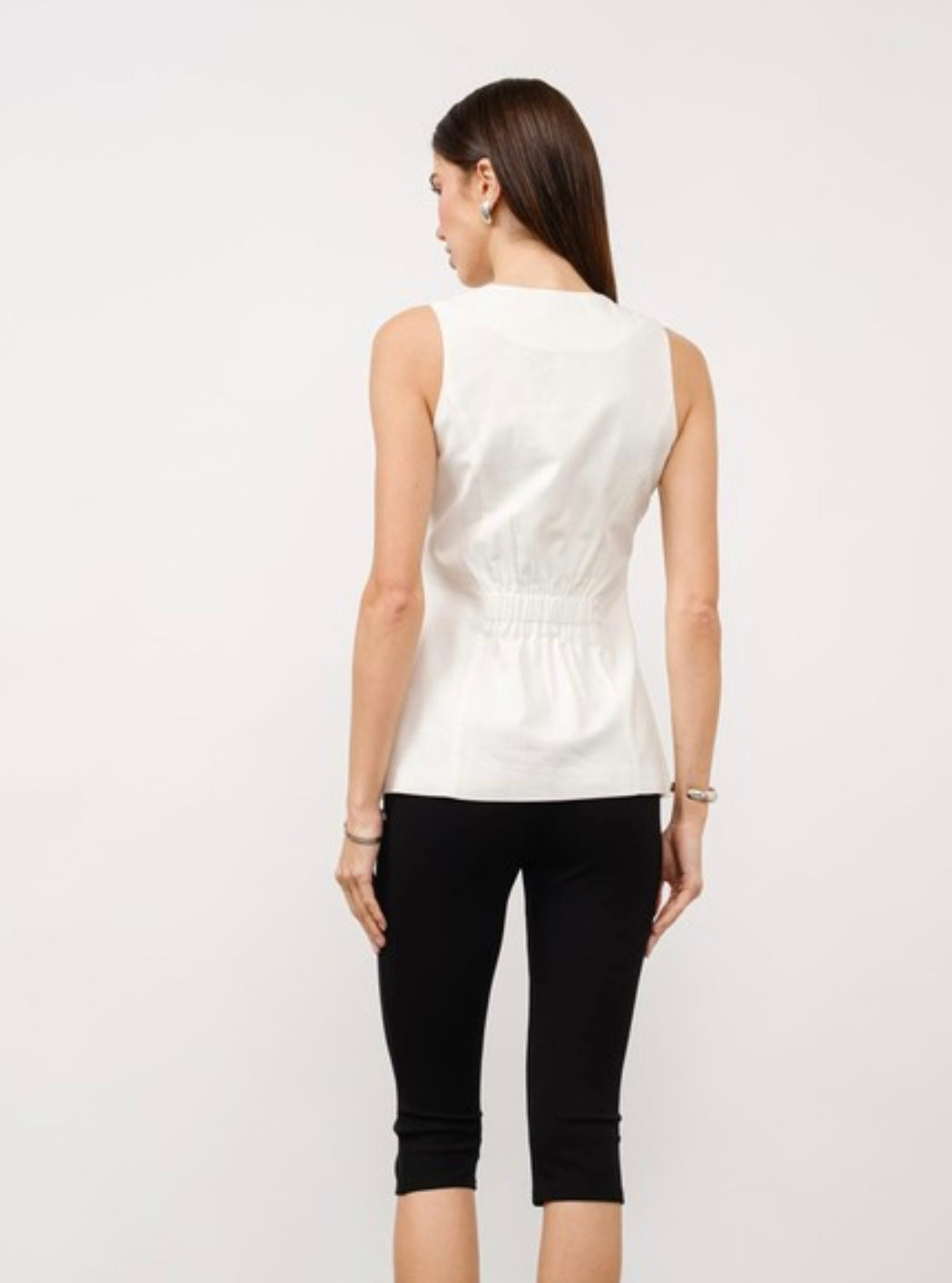 Lilly vest in off white
