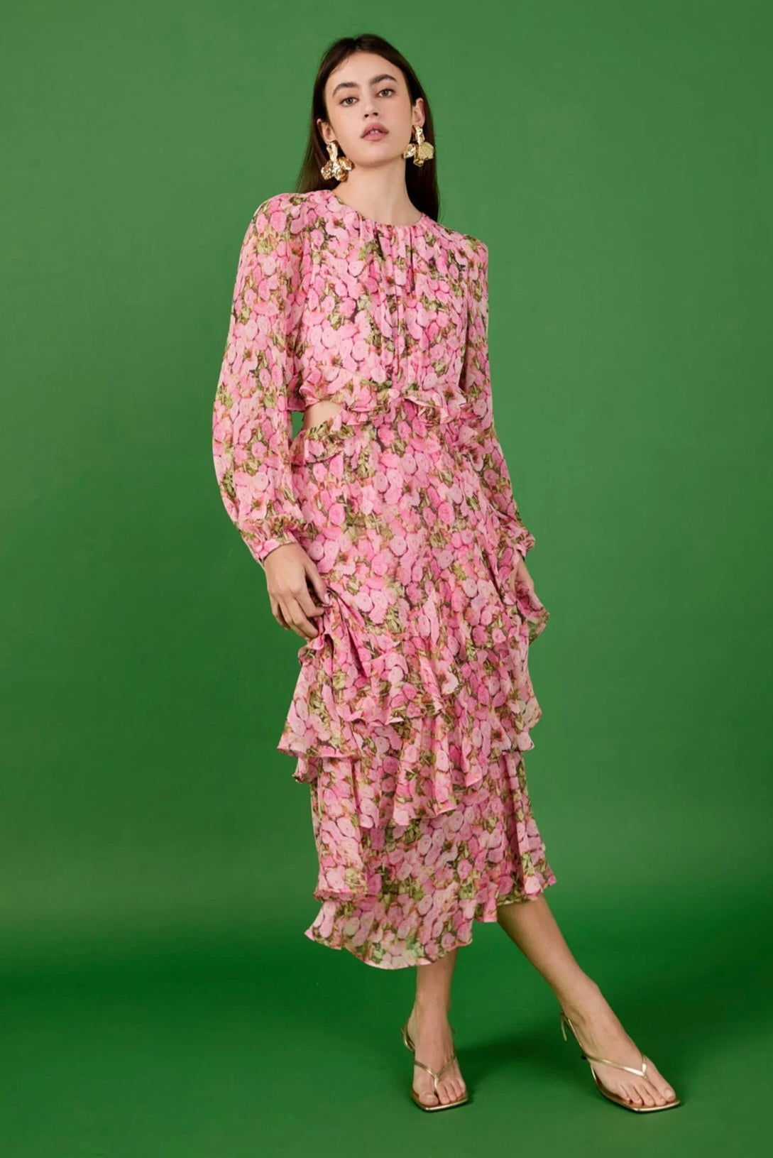 Serina ruffled dress