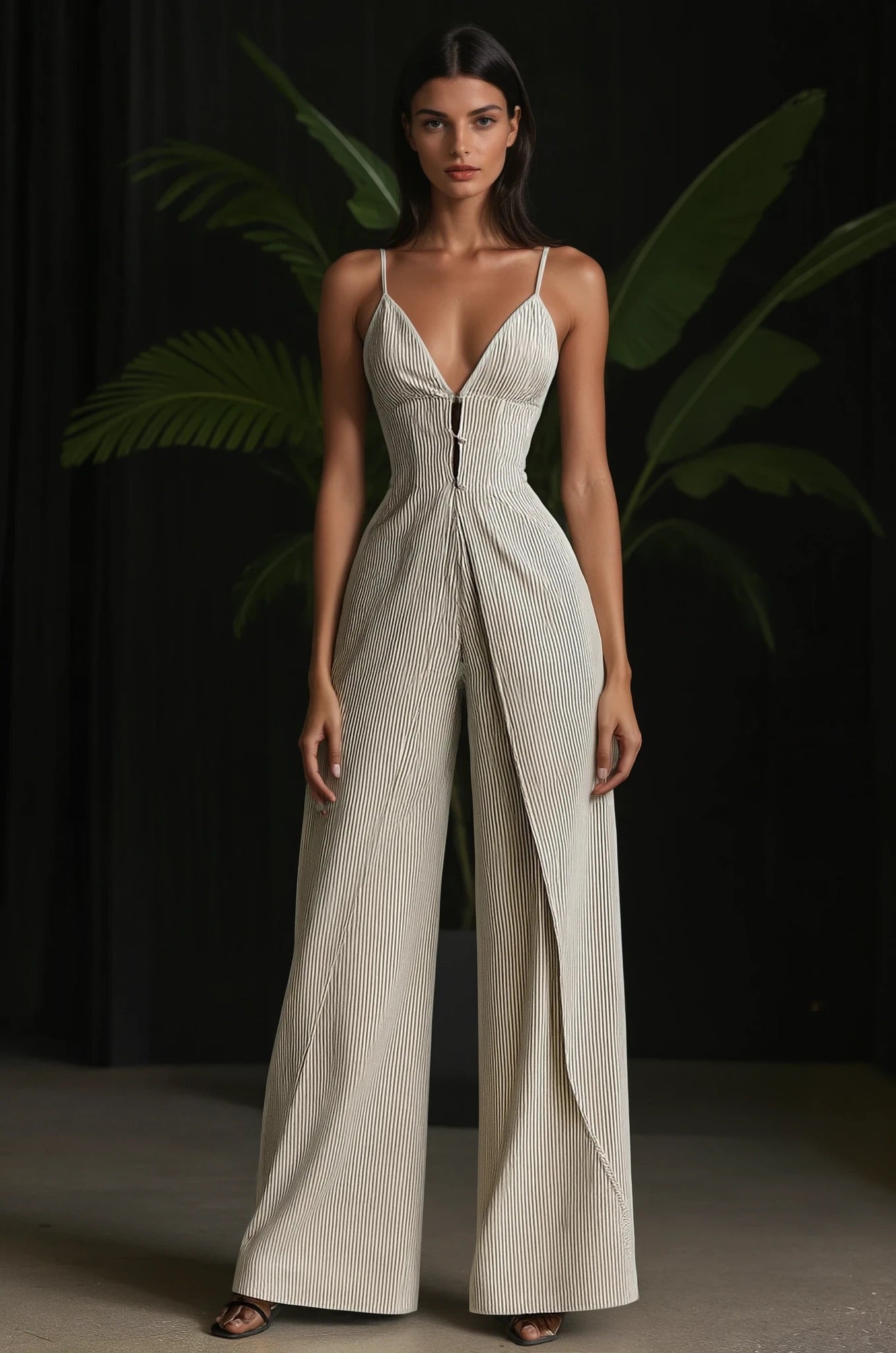 Whitney high-low top and pant set