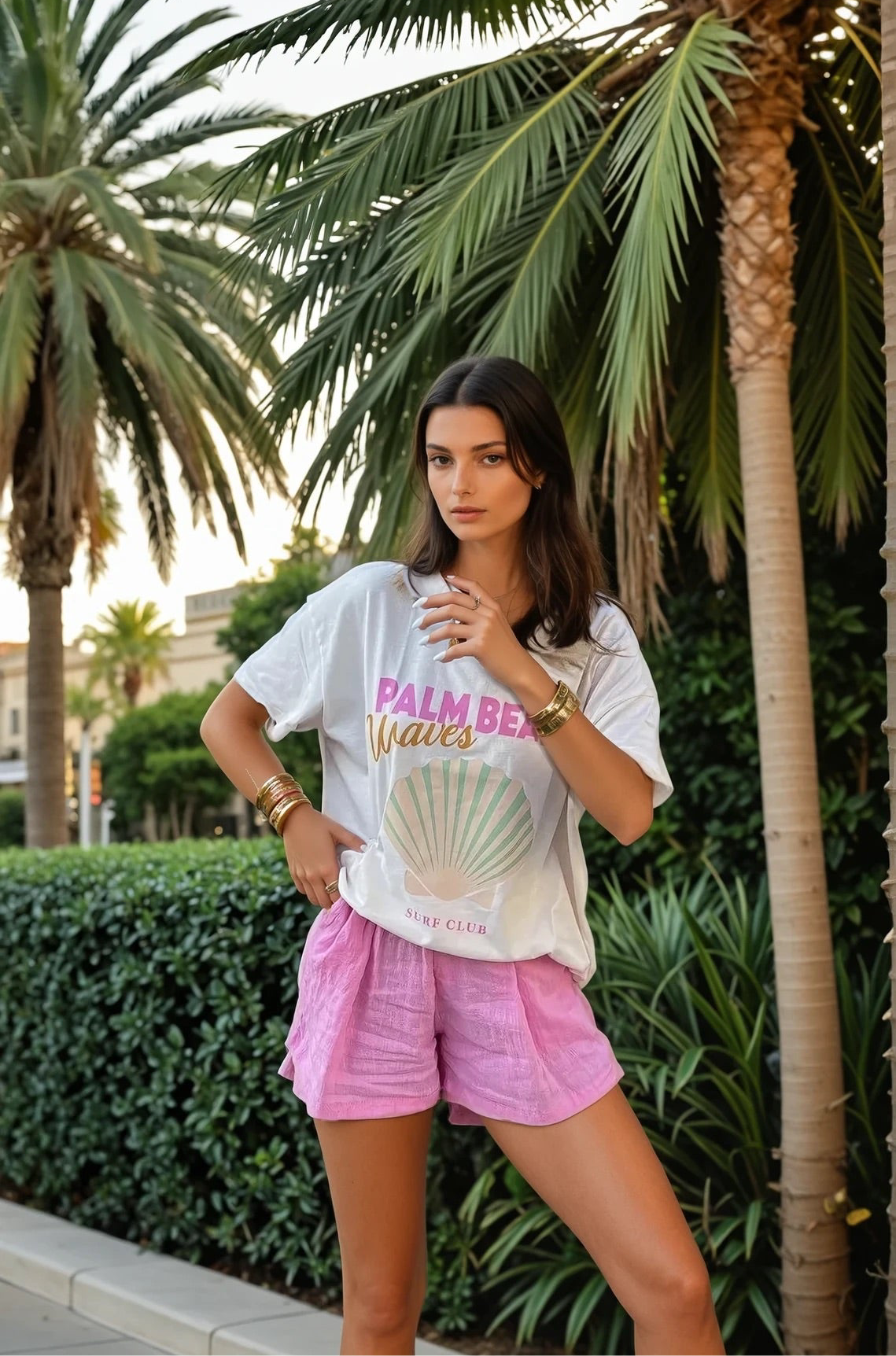 Palm beach tee