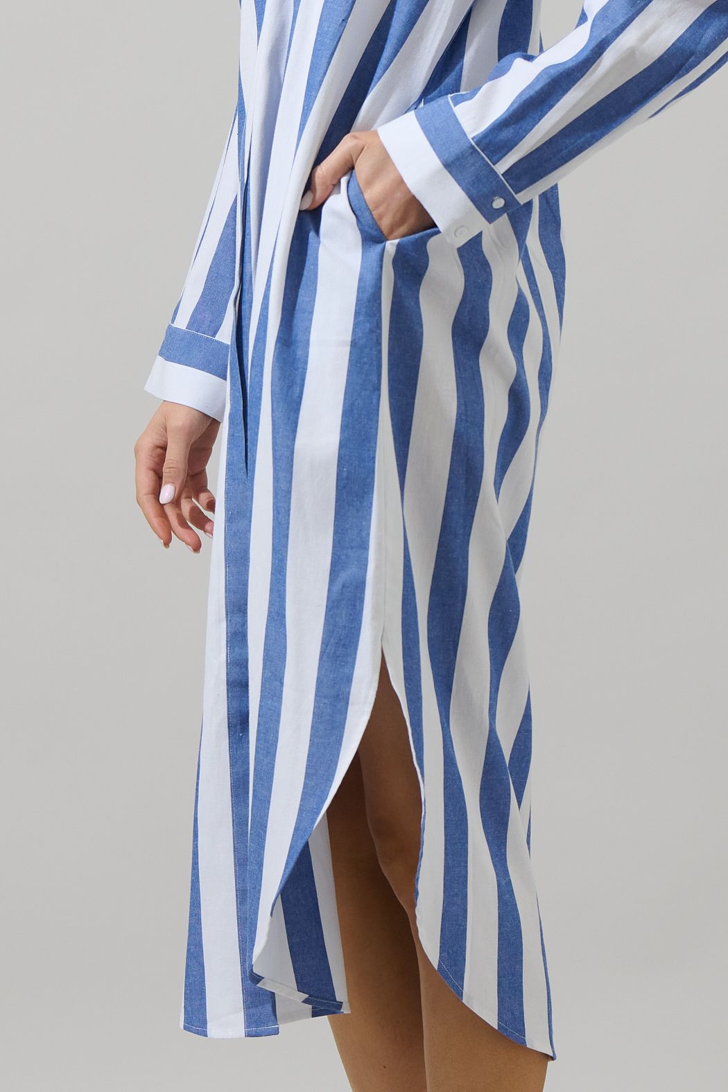 Jordy striped shirt dress