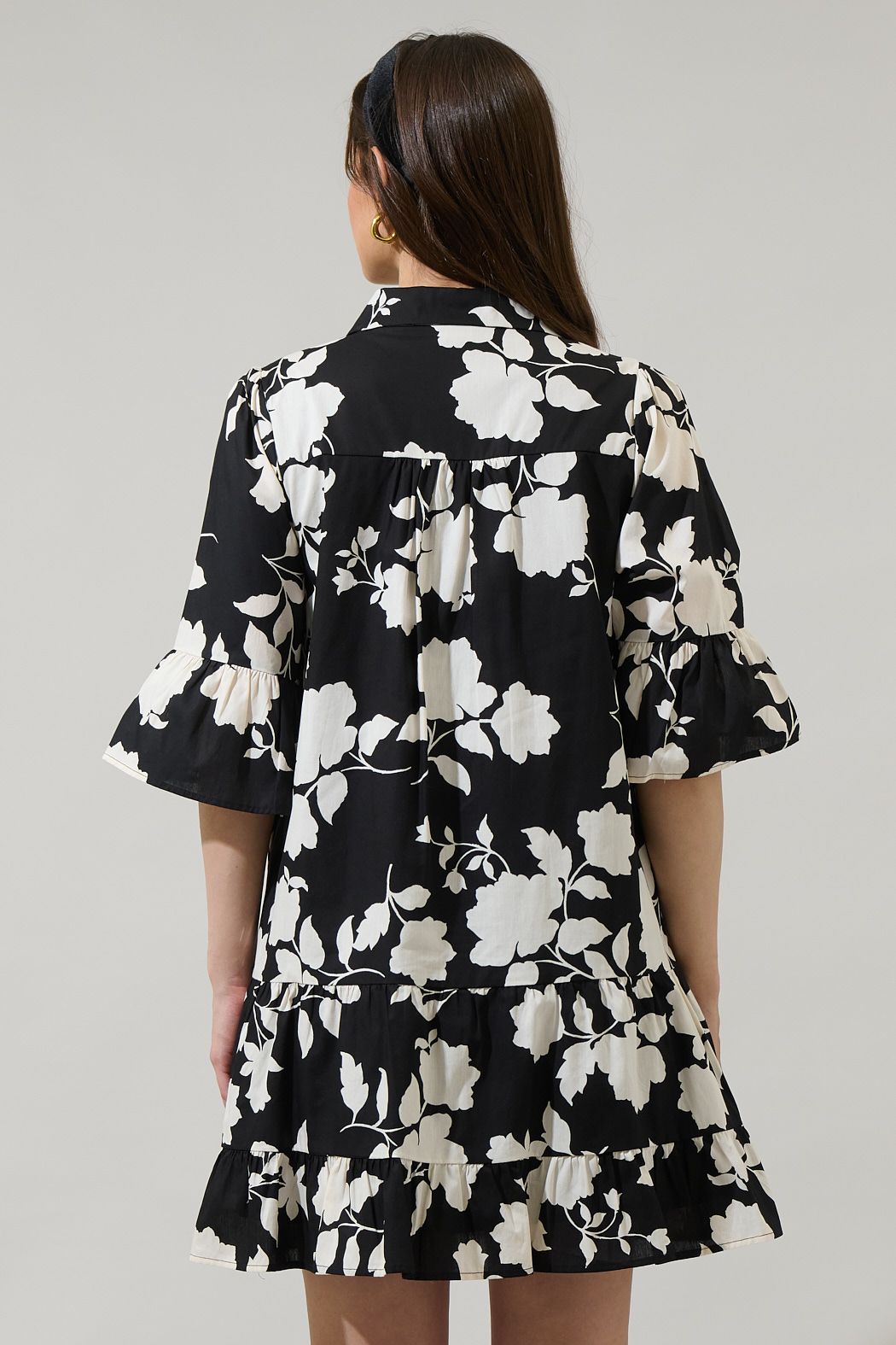 Mableton floral poplin dress