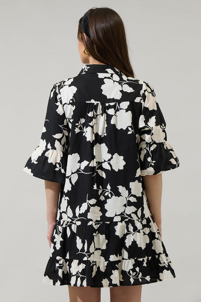 Mableton floral poplin dress