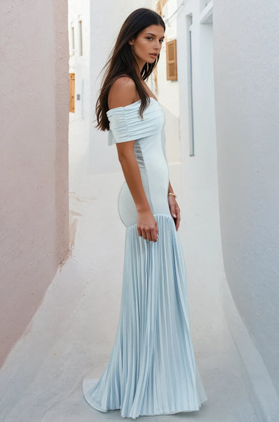 Lirio maxi dress in baby blue