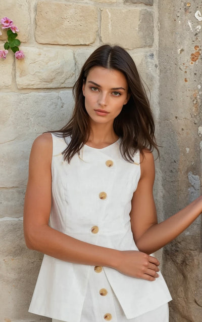 Gigi skirt set in ivory