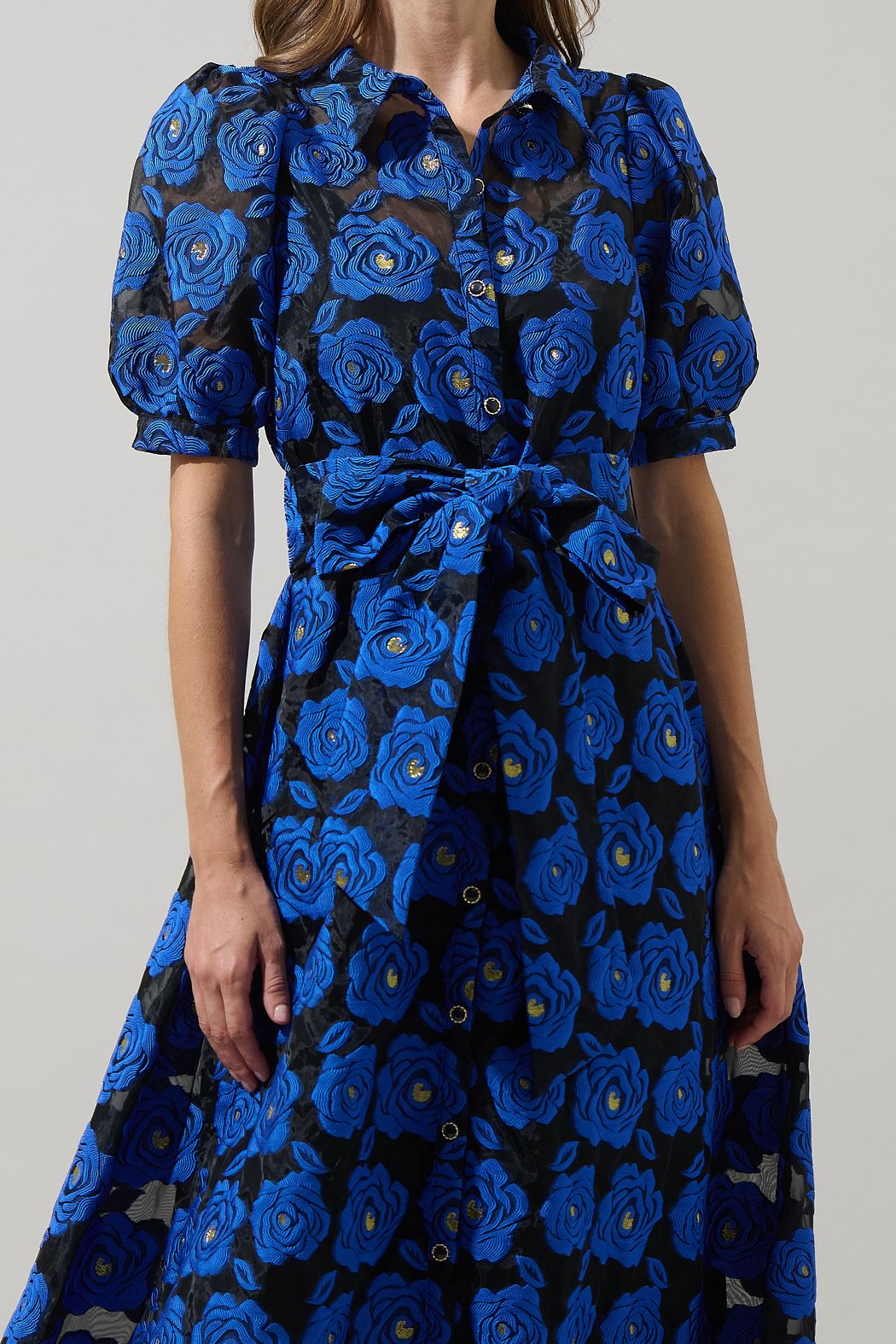 Aveline midnight blue maxi dress