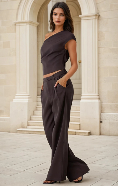 Espresso pant set