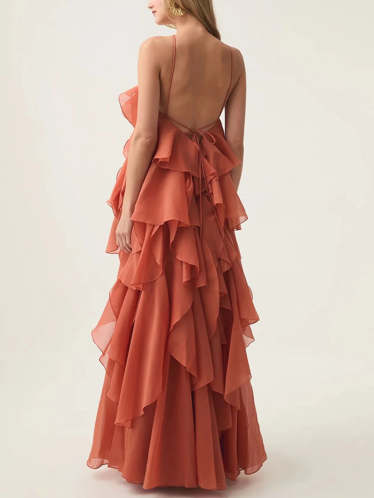 Darly ruffled maxi dress