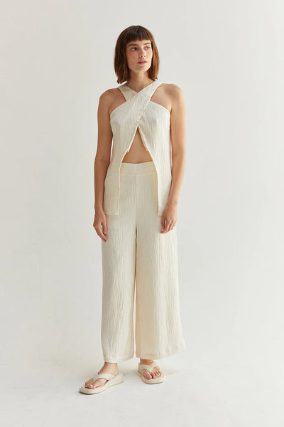 Criss cross pant set