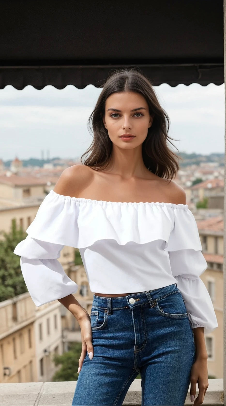 Mimosa off shoulder top