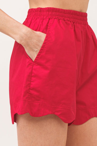 Ricci scalloped short