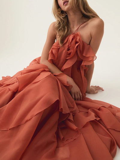 Darly ruffled maxi dress
