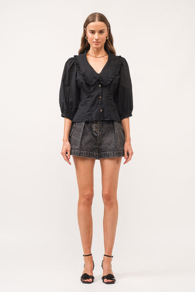 Matilda blouse in black