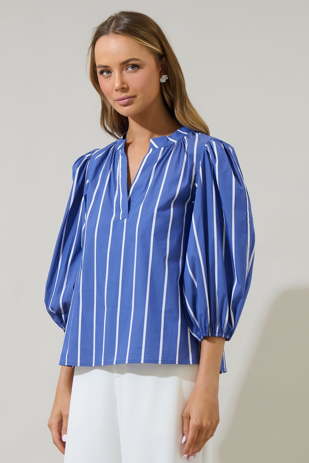 Beloit striped blouse