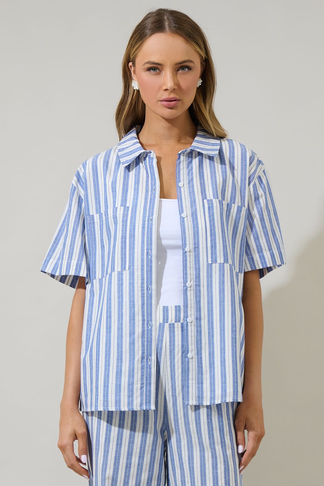 Joncy striped pant set