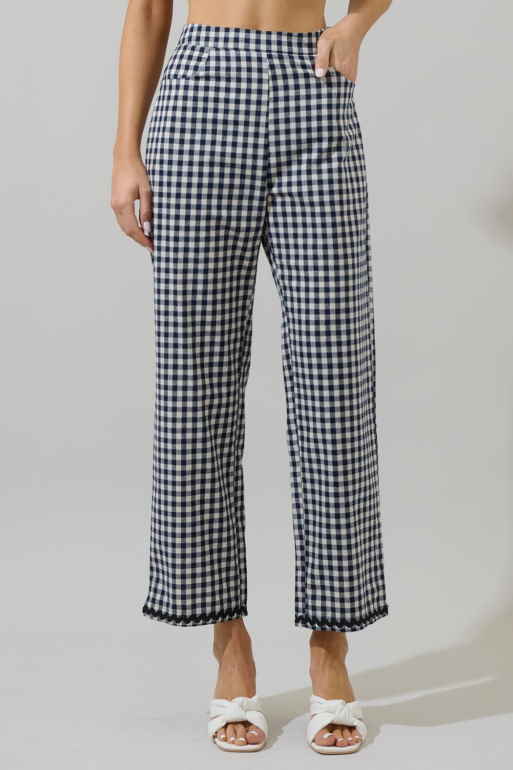 Dover gingham pant set