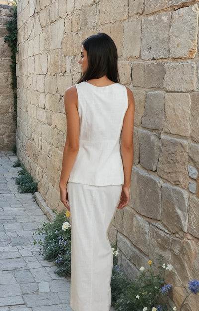 Gigi skirt set in ivory