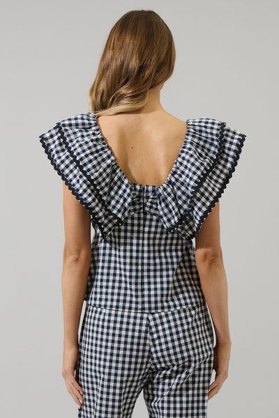 Dover gingham pant set