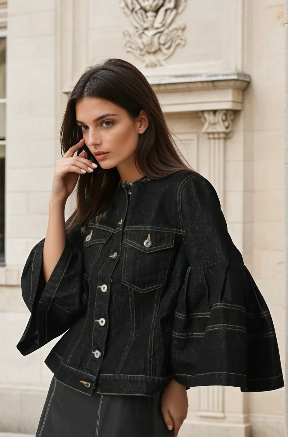 Bell light denim jacket