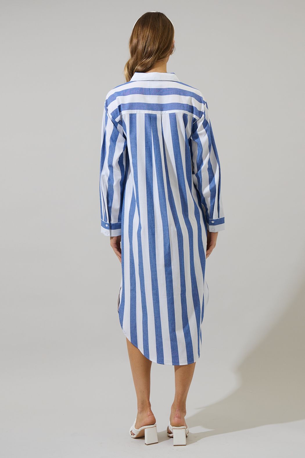 Jordy striped shirt dress