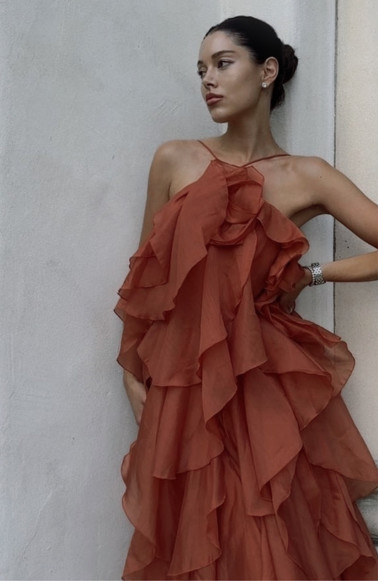 Darly ruffled maxi dress