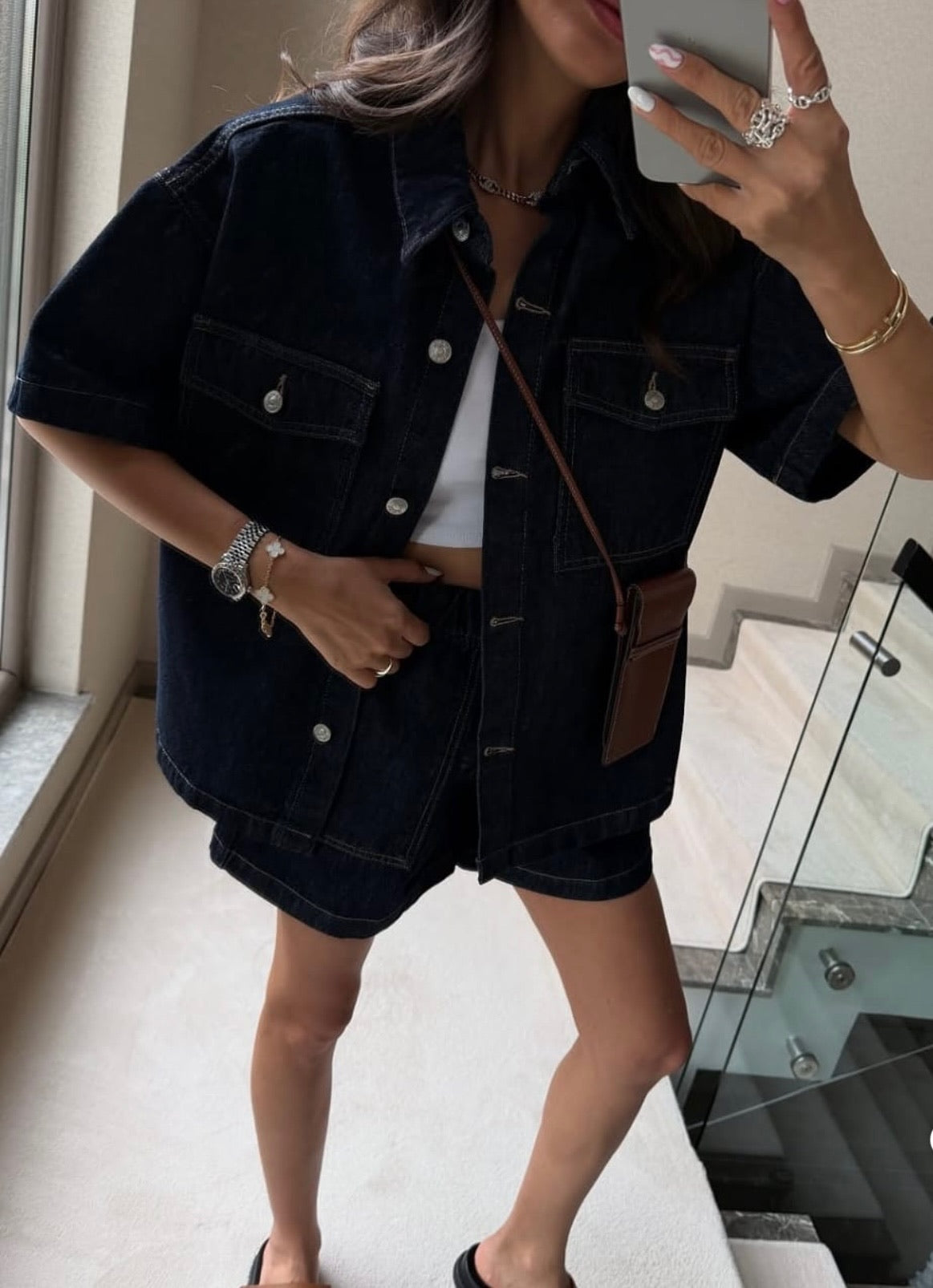 Viviana denim set