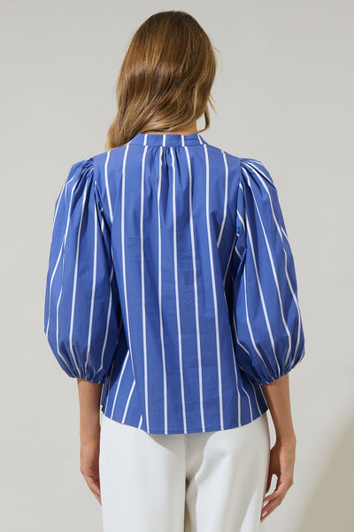 Beloit striped blouse