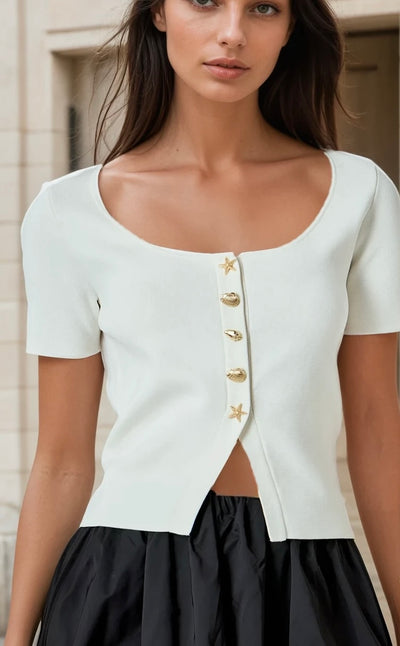 Regina short sleeve cardigan