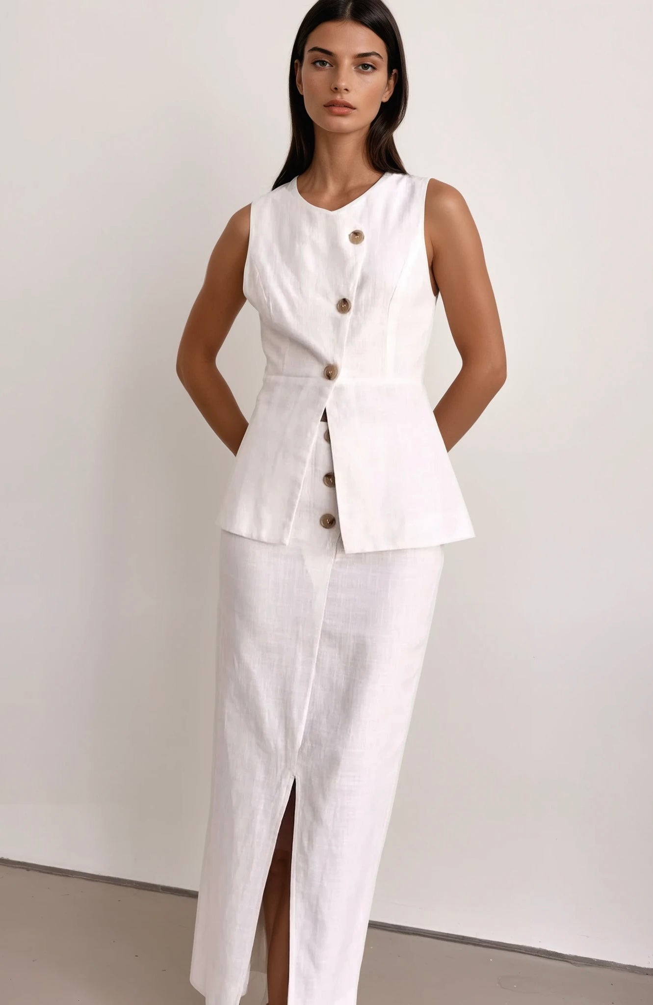 Gigi skirt set in ivory