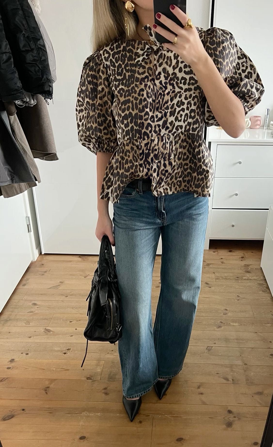 Leopard blouse